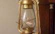 Steampunk parafin lamp