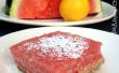Sweet & zure watermeloen-citroen Dessert Bars