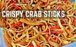 KROKANTE krab STOKKEN (gloeidraad Crab Sticks Snacks)