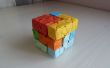 Origami tetris kubus