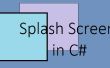 Hoe maak je een Splash Screen in C# Visual Studio