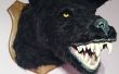 Weerwolf taxidermie hoofd