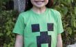 Stencil een Minecraft klimplant T-shirt
