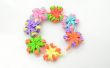 Super gemakkelijk DIY elastiekje Jewelry-Making Candy kleur bloem Loom armbanden