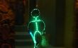 Gloeiende LED Stickman kostuum