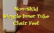 Anti-slip stoel voeten uit gerecycleerd binnenband