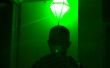 LED Light Up Sims vaardigheidsmeter kostuum (dat groene pyloon boven hun hoofd)