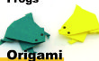 Hoe Origami een kikker