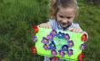 DIY tas van gerecycled platen | DIY vaartuig voor kleine meisjes