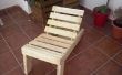 Pallet houten Lounge stoel