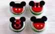 How to make Mickey Mouse Cupcake en taart Toppers