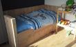 Geregenereerde houten bed