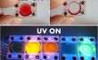 Vacuüm powered fluidic inkt "LEDs" en circuits