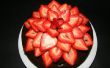 Strawberry Flower - chocoladetaart