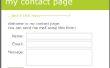 Eenvoudige PHP persoonlijke contact homepage (web3.0!) 
