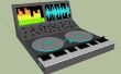 DJ Synthesizer gemaakt in Google sketchup