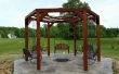 Zeshoek Swing met verzonken Fire Pit