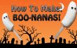 Spooky BOO-nanas! (Super eenvoudig, No Cook) 