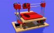 Woodbased 3D-printer met nieuwe voldoen gedrukte onderdelen