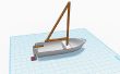 Hoe maak je een 3D afgedrukt zeilboot Toy