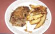 Gemakkelijk Salsbury biefstuk of de hamburger met toespelingen van grandeur