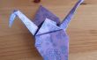 Origami kraan instructie