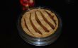 Zelfgemaakte pompoen Pie met behulp van een hefboom-o-lantaarn