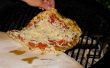 Houtskool - gegrilde dunne korst Pizza