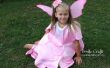 Duik geverfd Ombre Rose Petal Fairy jurk! 
