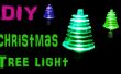 Roterende kerstboom licht met behulp van LED's en speelgoed Motor maken