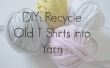 Recycle oude T-shirts in garen! 