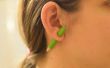 Earring "Potlood door oor"