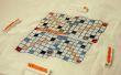 CNC borduurwerk: Stof Scrabble-achtige Board