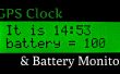 Super nauwkeurige GPS klok & batterij Monitor