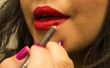 Tips voor het dragen van langdurige, rode lippenstift