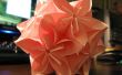 Bloem origami bal