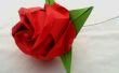 Vouw een Origami Rose