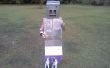 Lucy's Retro Robot kostuum... Gemaakt met huishoudelijke artikelen! 