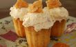 Rum cupcakes met praliné en amaretto glazuur