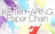 Keith Haring papier Chain