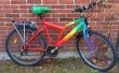 Regenboog fiets makeover w. acryl