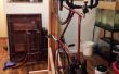 Verticale fietsenrek uit 2x4s (één fiets)