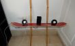 Hoe maak je een muur opknoping Audio/iPod Platform van een oude Skateboard