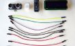 Arduino Nano: Ultrasone Ranger(Ping) afstand I2C 2 X 16 LCD-scherm met Visuino