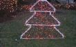 PVC kerstboom verlicht werf decoratie