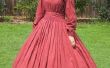 Jaren 1860 burgeroorlog tijdperk jurk