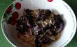 Geroosterde paarse bloemkool met een gebruind boter, salie en hele tarwe Spaghetti