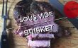 72-uurs Sous Vide "briskets" aangeduide - gekookt medium zeldzame