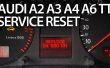 Resetten service herinnering in het Audi A2, A3, A4, A6, TT