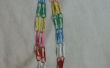 Paperclip regenboog armband en ketting